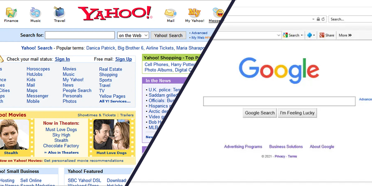 Yahoo vs Google